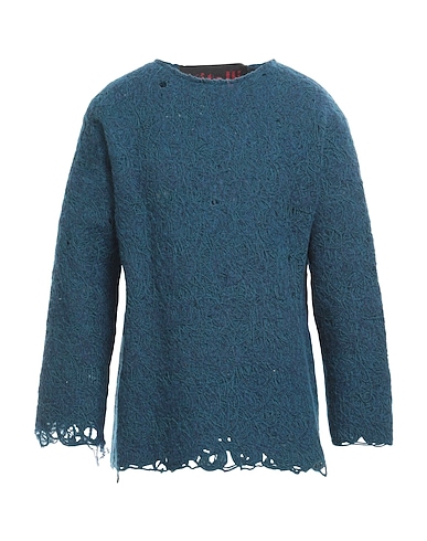 VITELLI Jumper Deep teal Wool, Polyamide, Polyester