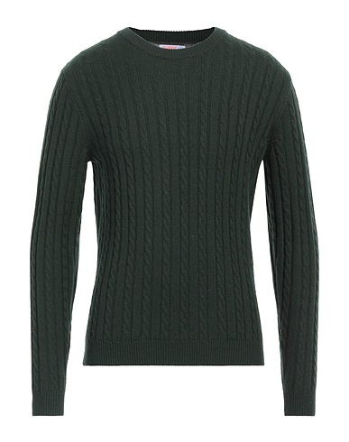 SUN 68 Pullover Verde 50% Lana Merino, 35% Viscosa, 10% Poliammide, 5% Cachemire