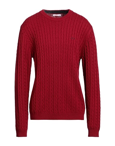 SUN 68 Pullover Mattone 50% Lana Merino, 35% Viscosa, 10% Poliammide, 5% Cachemire