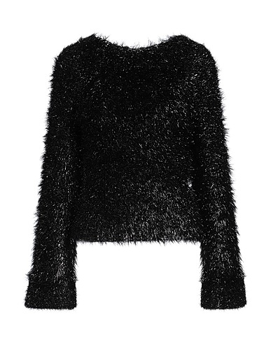 VICTORIA BECKHAM Sweater Black 35% Polyamide, 31% Viscose, 28% Metallized polyamide, 6% Polyester