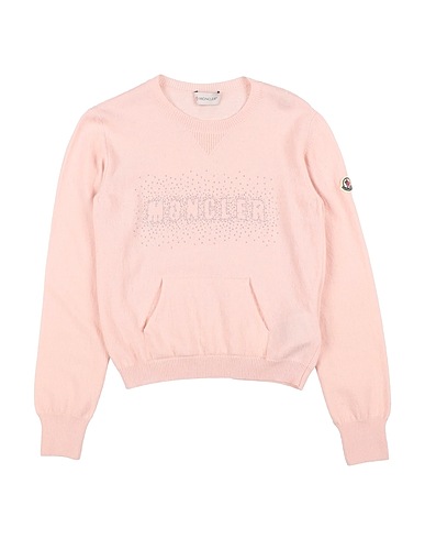 MONCLER Pullover Rosa chiaro 100% Lana Vergine