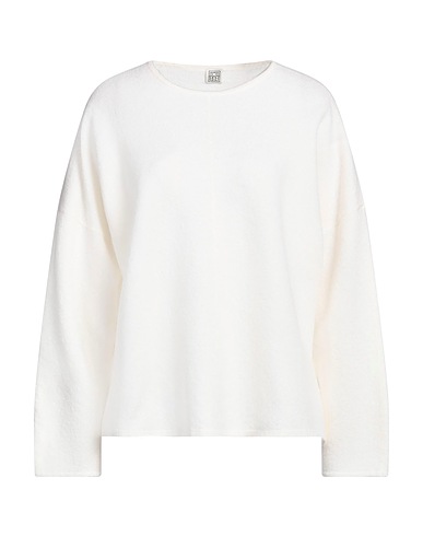 TOTEME Pullover Elfenbein 100% Wolle