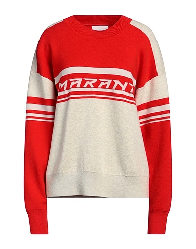MARANT ÉTOILE Sweater Red 39% Organic cotton, 22% Viscose, 22% Synthetic fibers, 16% Wool, 1% Elastane