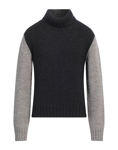 DOLCE&GABBANA Polo neck Charcoal 45% Virgin Wool, 30% Acrylic, 25% Alpaca wool