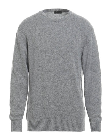 ROBERTO COLLINA Sweater Grey 90% Wool, 10% Cashmere