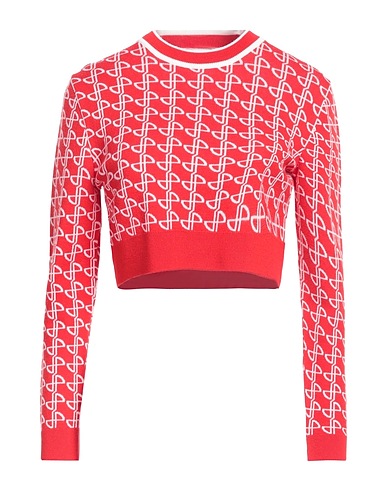 PATOU Jumper Red 100% Merino Wool