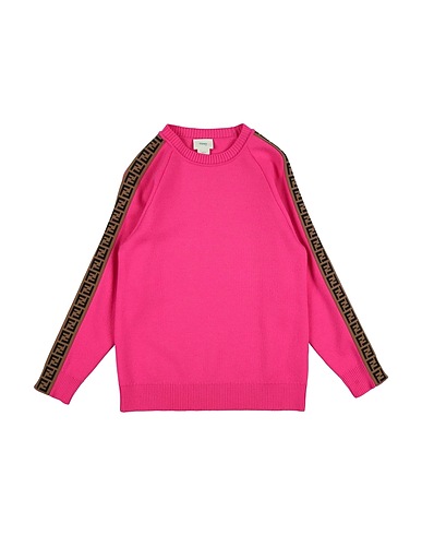 FENDI Свитер KIDS Фуксия 100% Натуральная шерсть, Полиамид, Эластан