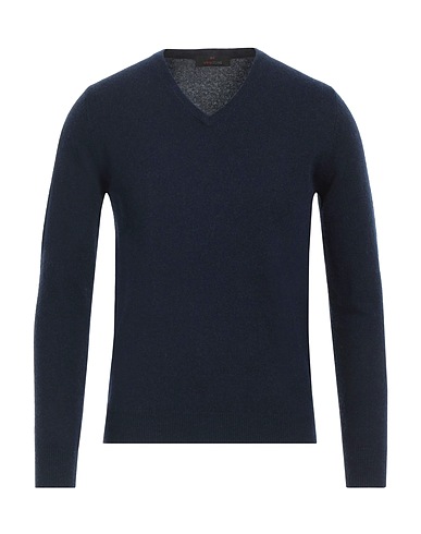 WOOLZONE Maglia in Cachemire Blu notte 100% Cachemire
