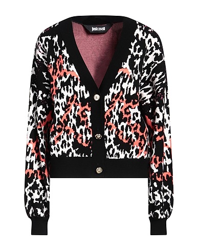 JUST CAVALLI カーディガン サーモンピンク レーヨン 72% / ポリエステル 28%