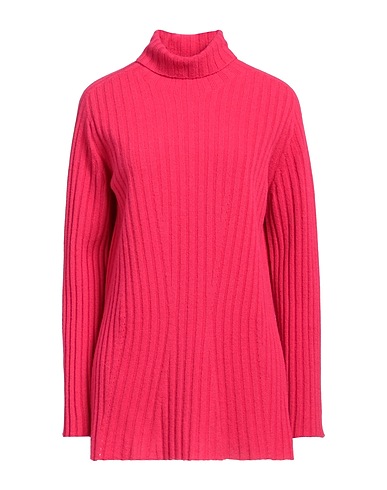 TWINSET Polo neck Fuchsia 85% Wool, 15% Cashmere
