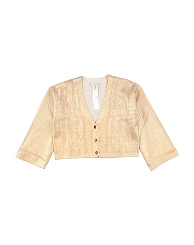TWINSET Cardigan Gold 55% Acrylic, 45% Cotton