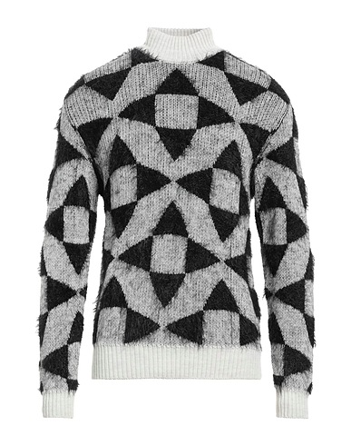 JOHN RICHMOND Rollkragenpullover Schwarz 50% Merinowolle, 50% Nylon