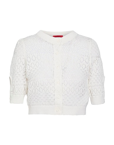 MAX&Co. Cardigan ZEMIRA
 Ivory 100% Cotton