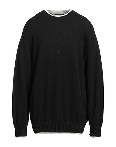 MSGM Jumper Black 70% Wool, 30% Cashmere