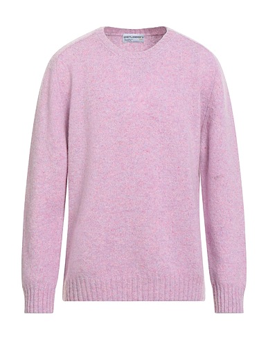 SHETLANDER'S Pullover Mauve 100% Laine vierge