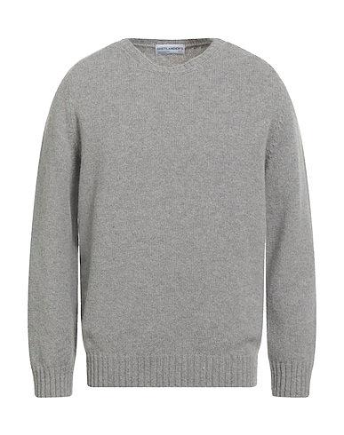 SHETLANDER'S Pullover Grigio chiaro 100% Lana Vergine