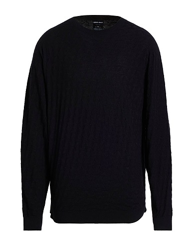 GIORGIO ARMANI Pullover Schwarz 94% Schurwolle, 6% Kaschmir