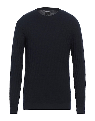 GIORGIO ARMANI Jumper Midnight blue 94% Virgin Wool, 6% Cashmere
