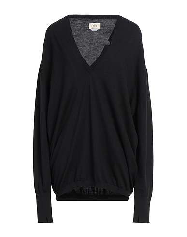 QUIRA Sweater Black 100% Virgin Wool