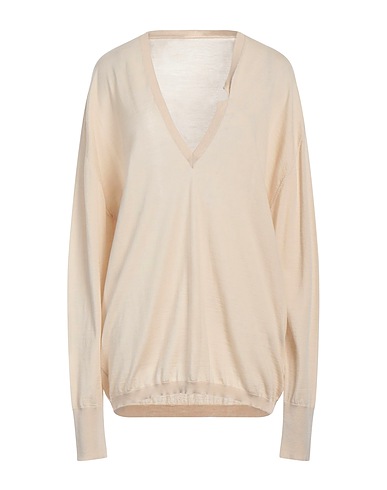 QUIRA Sweater Beige 100% Virgin Wool