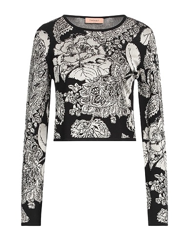 TWINSET Jumper Black 88% Viscose, 12% Polyester