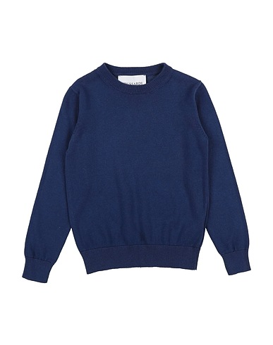 TRUSSARDI JUNIOR Jumper Navy blue 100% Cotton