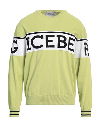 ICEBERG Pullover Verde chiaro 100% Cotone