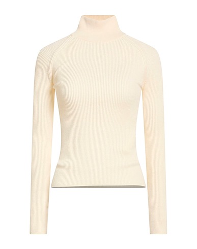 MAX MARA Polo neck Cream 94% Virgin Wool, 6% Polyester