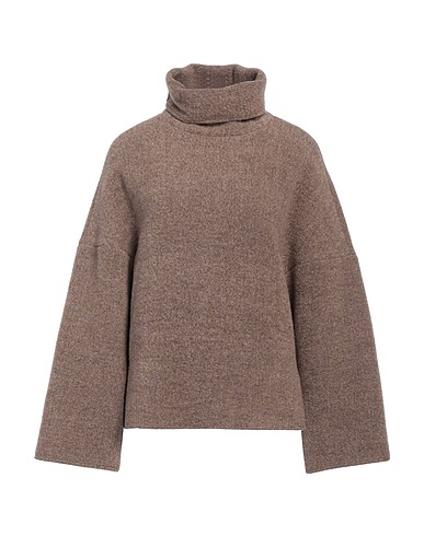 GAUCHERE. Rollkragenpullover Hellbraun 77% Wolle, 20% Polyamid, 3% Schurwolle