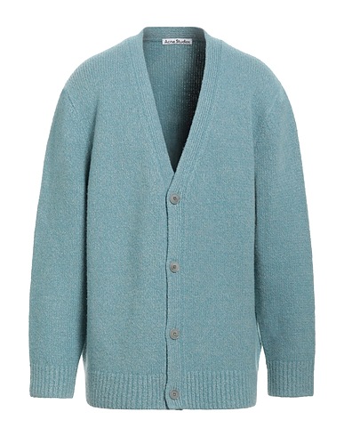 ACNE STUDIOS Cardigan Sky blue 44% Wool, 29% Cotton, 26% Nylon, 1% Elastane
