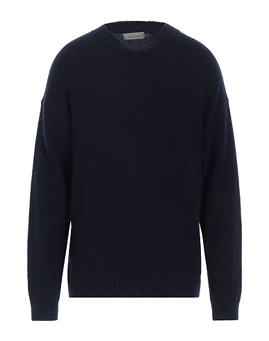 LANEUS Maglia in Cachemire Blu notte 71% Cachemire, 19% Seta, 10% Poliestere