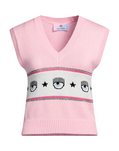 CHIARA FERRAGNI Jumper Pink 35% Viscose, 31% Polyamide, 28% Wool, 5% Cashmere, 1% Metallic Polyester