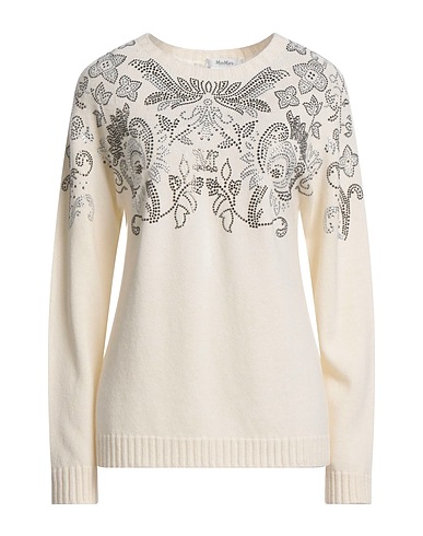 MAX MARA White 70% Virgin Wool, 30% Cashmere