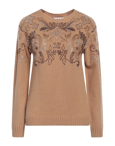 MAX MARA Pullover Marrone 70% Lana Vergine, 30% Cachemire