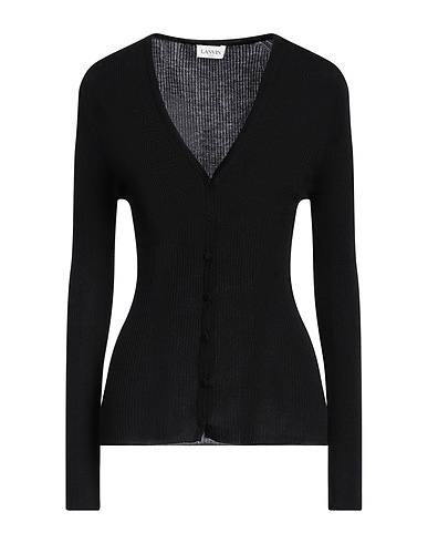 LANVIN Cardigan Black 35% Cashmere, 35% Silk, 30% Virgin Wool