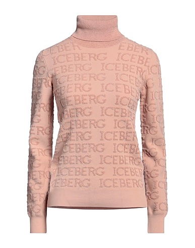 ICEBERG Polo neck Blush 65% Viscose, 35% Polyamide