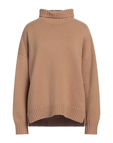 MAX MARA Turtleneck Camel 70% Wool, 30% Cashmere