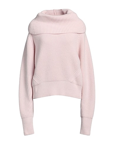 SA SU PHI Polo neck Pink 70% Wool, 30% Cashmere