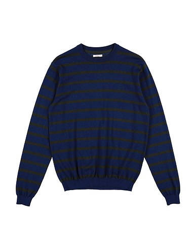 SUN 68 Sweater Navy 50% Merino Wool, 50% Cotton