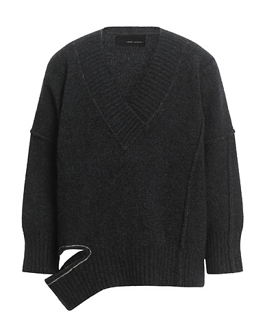 ISABEL BENENATO Pullover Antracite 54% Lana Merino, 22% Lana di yak, 19% Poliammide, 5% Elastan