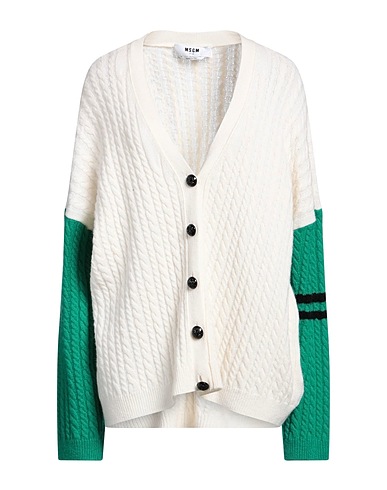 MSGM Cardigan Cream 70% Wool, 30% Cashmere