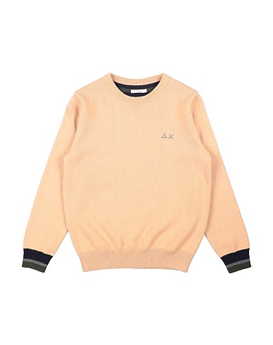 SUN 68 Jumper Sand 50% Merino Wool, 50% Cotton