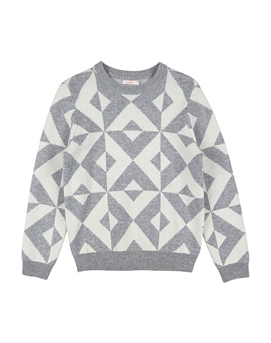 SUN 68 Pullover Grigio chiaro 47% Lana Merino, 38% Viscosa, 10% Poliammide, 5% Cachemire