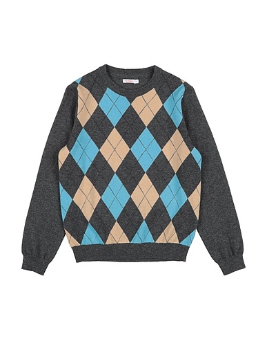 SUN 68 Jumper Grey 50% Merino Wool, 50% Cotton