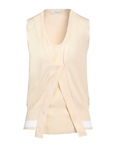 CEDRIC CHARLIER Sleeveless jumper 85% Cotton, 15% Cashmere