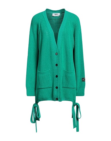MSGM Cardigan Green 70% Wool, 30% Cashmere