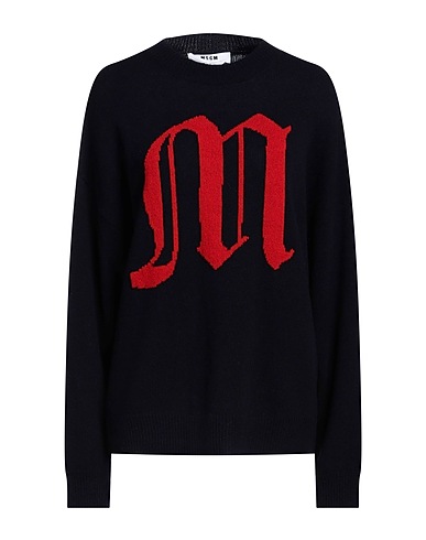 MSGM Jumper Midnight blue 80% Wool, 20% Polyamide