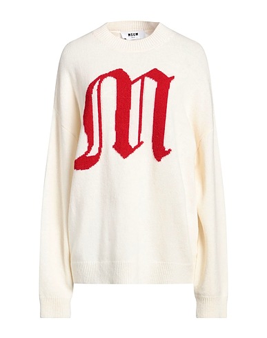 MSGM Jumper Off white 80% Wool, 20% Polyamide