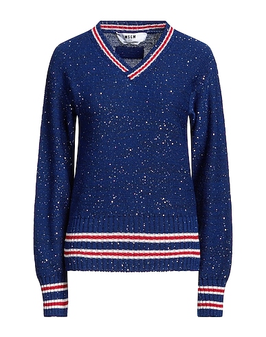 MSGM Jumper Blue 50% Polystyrene, 25% Acrylic, 25% Virgin Wool