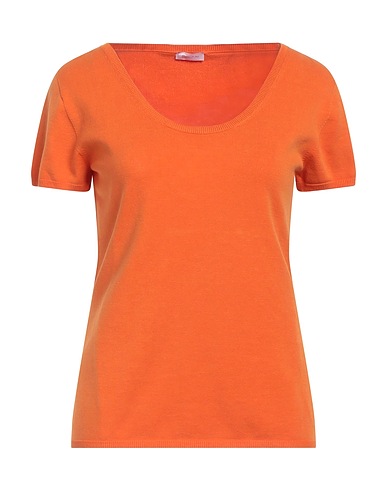 ROSSOPURO Jumper Orange 70% Cotton, 30% Polyester